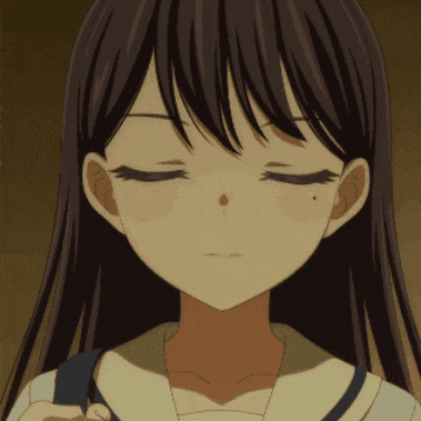 a close up of a girl with closed eyes