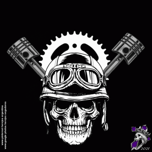 Skull Motorcycle GIF - Skull Motorcycle GIFs