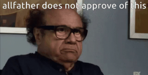 Danny Devito Allfather Does Not Approve Of This GIF - Danny Devito Allfather Does Not Approve Of This Nope GIFs