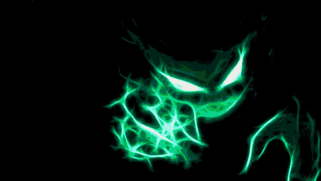 a black background with a yellow glowing swirl in the middle
