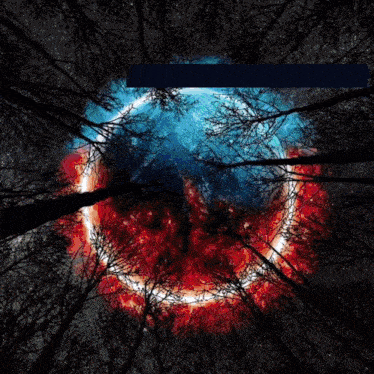 a logo for global genre with a circle of fire in the background