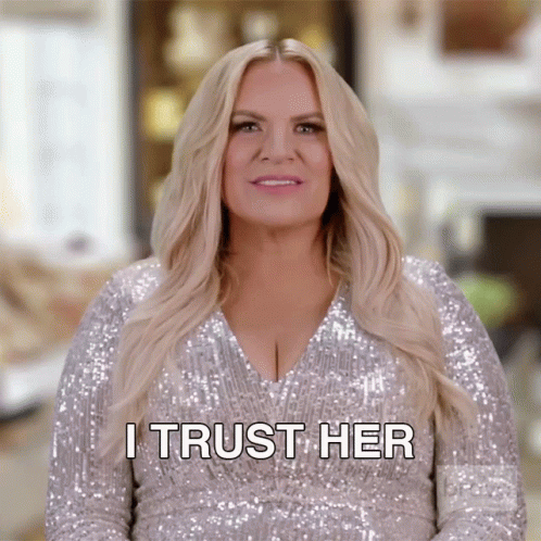 I Trust Her Real Housewives Of Salt Lake City GIF - I Trust Her Real Housewives Of Salt Lake City I Believe In Her GIFs