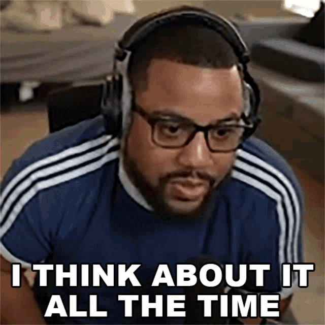 I Think About It All The Time Corey Smallwood GIF - I Think About It All The Time Corey Smallwood The Black Hokage GIFs