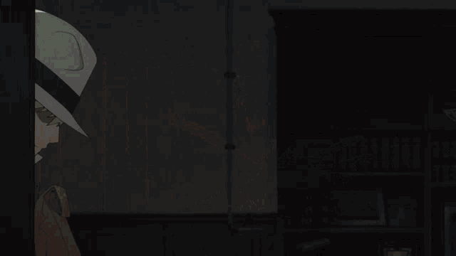 a man is holding a knife in front of a stove that has the number 107 on it