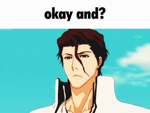 a picture of a man with the words " okay and " on the bottom