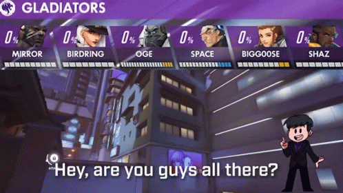 Hey Are You Guys All There La Gladiators GIF - Hey Are You Guys All There La Gladiators Are You There GIFs