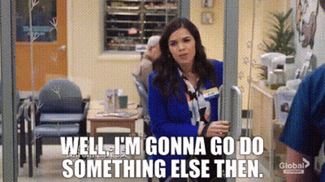Superstore Amy Sosa GIF - Superstore Amy Sosa Well Im Gonna Go Do Something Else Then GIFs