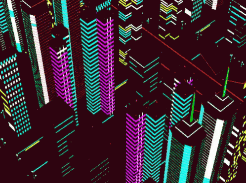 Neon City GIF - Neon City Buildings GIFs