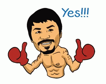 Manny Pacquiao Yes GIF - Manny Pacquiao Yes Emoticon GIFs