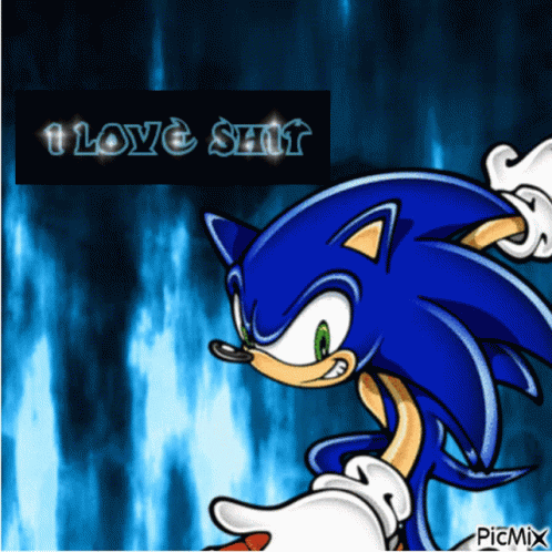 I Love Shit Sonic Sonic The Hedgehog GIF - I Love Shit Sonic I Love Shit Sonic The Hedgehog GIFs