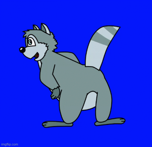 Wabuu Cheeky GIF - Wabuu Cheeky Raccoon GIFs