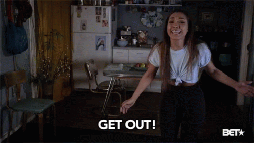 Get Out Get Lost GIF - Get Out Get Lost Fear GIFs