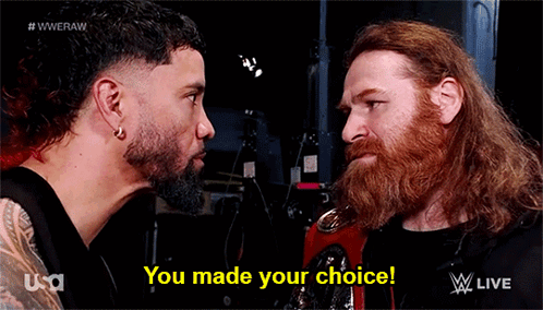 Jey Uso You Made Your Choice GIF - Jey Uso You Made Your Choice You Made Your Decision GIFs