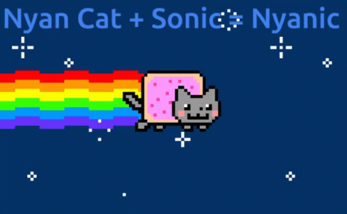 Meow Meow Meow Nyan Cat GIF - Meow Meow Meow Nyan Cat Sonic GIFs