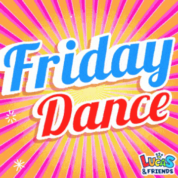 a lucas & friends advertisement for friday dance