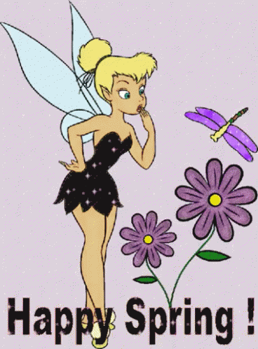 Tinkerbell Happy Spring GIF