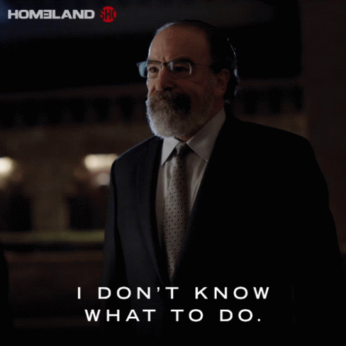 I Dont Know What To Do Mandy Patinkin GIF - I Dont Know What To Do Mandy Patinkin Saul Berenson GIFs
