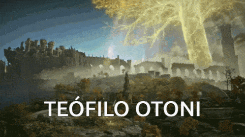 a video game scene with the words teofilo otoni written on the bottom