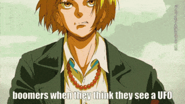 boomers when they think they see a ufo written on a picture of a girl