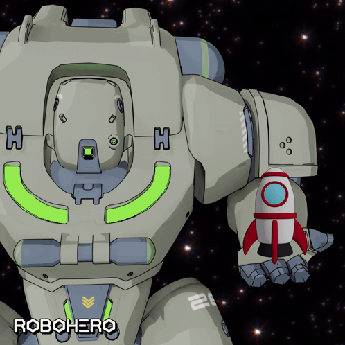 Robohero Rocket GIF - Robohero Rocket Space GIFs