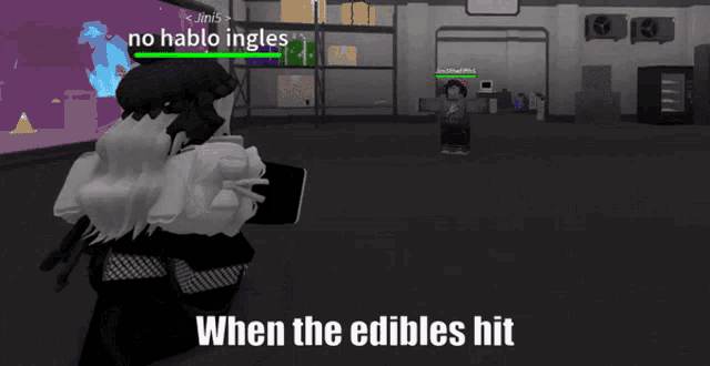 a screenshot of a video game that says no hablo ingles
