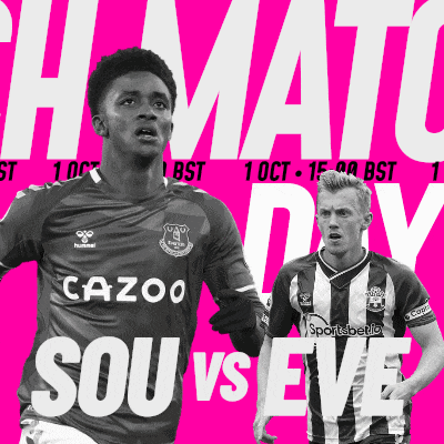 two soccer players standing next to each other with the words sou vs eve on the bottom