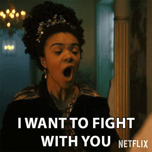 I Want To Fight With You Young Queen Charlotte GIF - I Want To Fight With You Young Queen Charlotte Queen Charlotte A Bridgerton Story GIFs