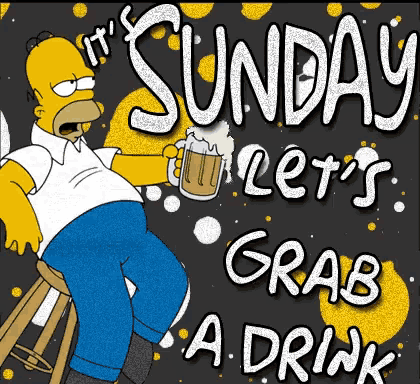 Lets Grab A Drink Sunday GIF