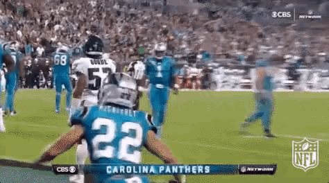 a football player with the number 22 on his back