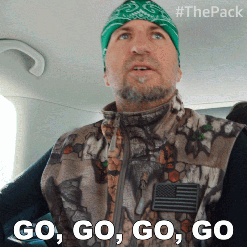 Go Go Go Go The Pack GIF - Go Go Go Go The Pack Lets Go GIFs