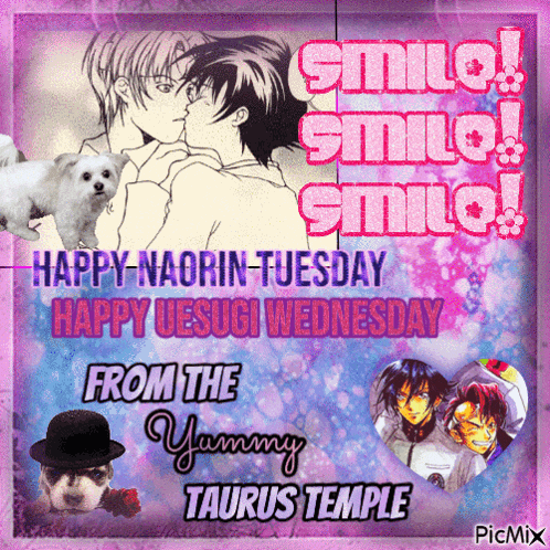 happy naorin tuesday happy uesugi wednesday from the yummy taurus temple picmix