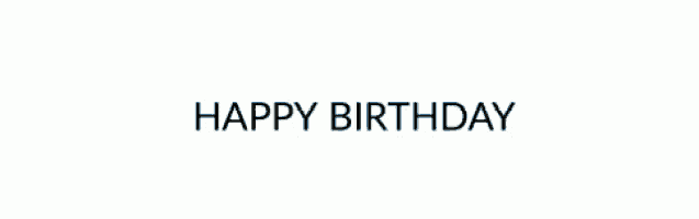 a white background with the words happy birthday written in blue
