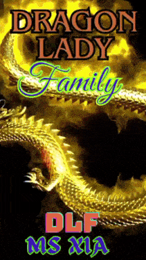 a book cover for dragon lady family by dlf ms mia