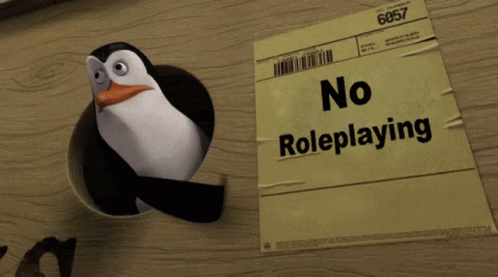 Penguin Sign No Roleplaying GIF - Penguin Sign Penguin No Roleplaying GIFs