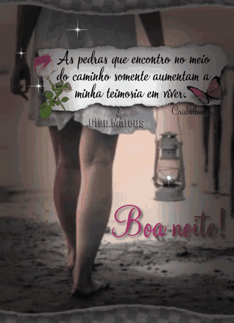 a graphic of a woman walking on the beach with a quote in spanish