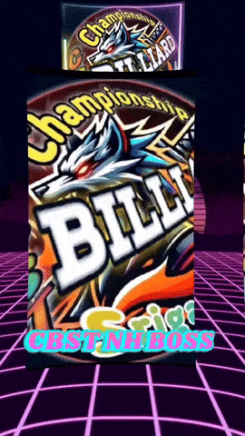 a poster with a wolf on it that says championship bill