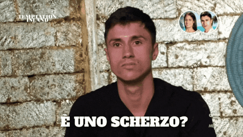 a man says e uno scherzo in a foreign language