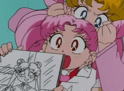 Usagi Tsukino Chibiusa Tsukino Sailor Moon GIF - Usagi Tsukino Chibiusa Tsukino Sailor Moon GIFs
