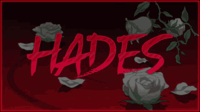 hades is written in red on a black background