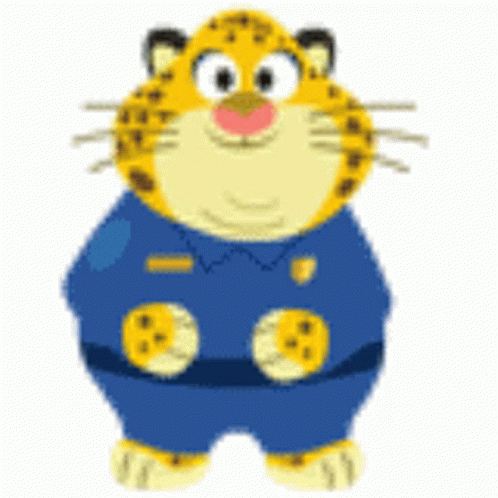 Clawhauser Rubbing Belly On White Background GIF - Clawhauser Rubbing Belly On White Background GIFs