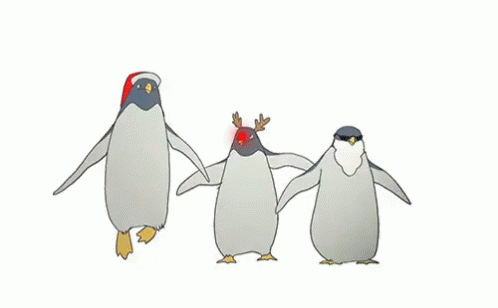 Christmas Excited Penguins GIF - Christmas Penguins Excited GIFs