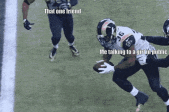 a football player with the number 56 on his jersey is running with the ball