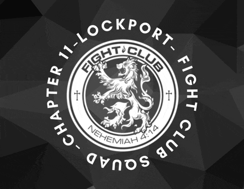 a logo for the lockport fight club chapter 11