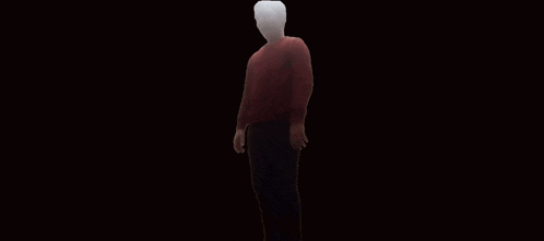 a silhouette of a person laying on their back