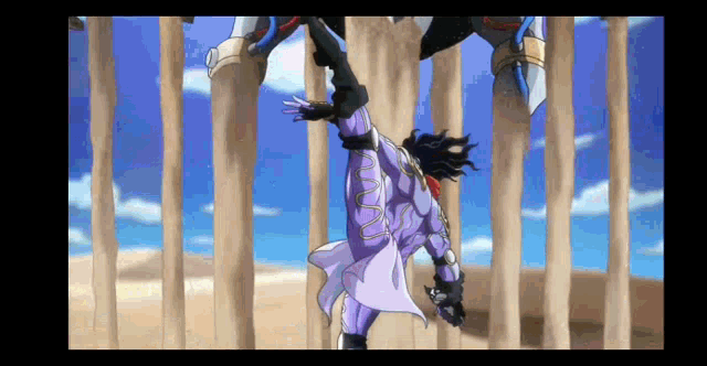 jojo 's bizarre adventure stardust crusaders is shown in a cartoon