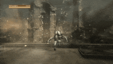 a video game with raiden written on the top