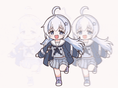 a drawing of a girl with a star in her hair