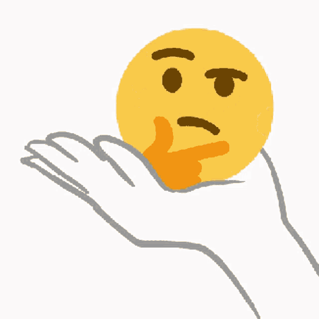 a drawing of a fist with a stick sticking out