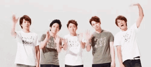 a group of young men wearing t-shirts that say ' rush ' on them