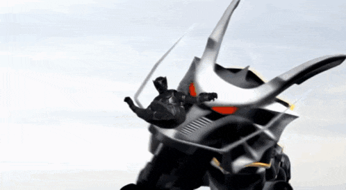 a cartoon character is being attacked by a monster